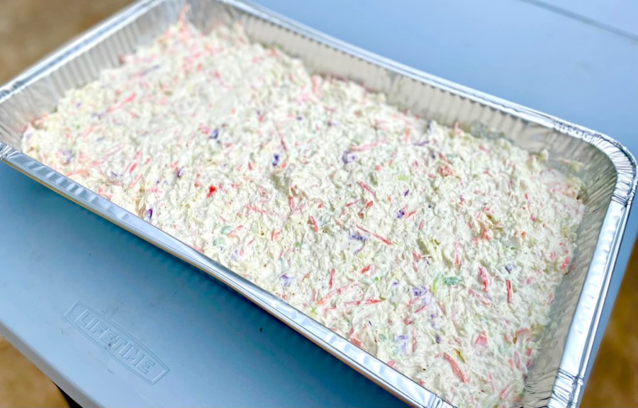 Jalapeño slaw — creamy and spicy