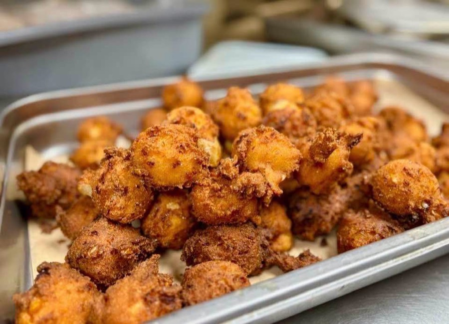 Fresh-made hushpuppies